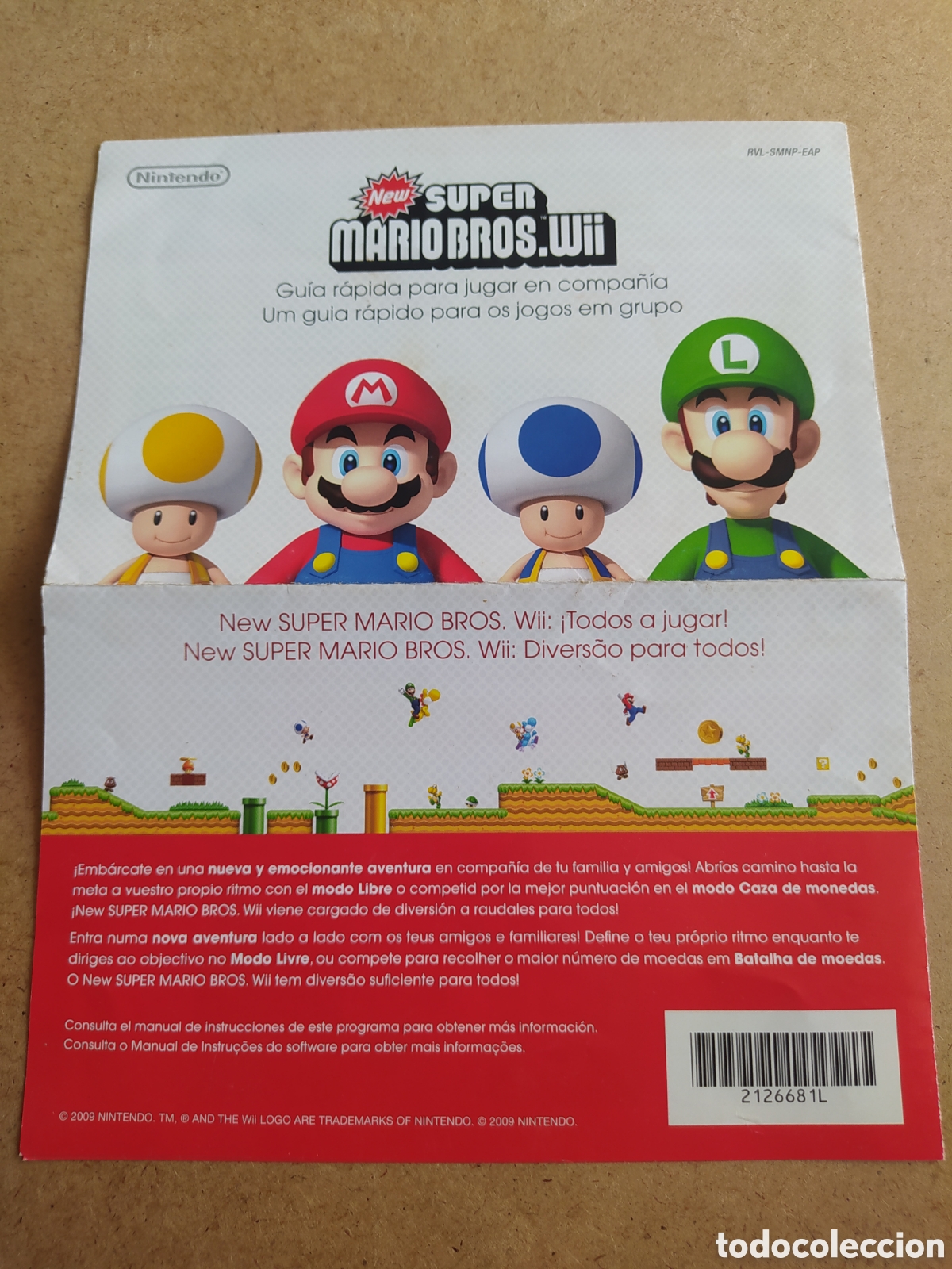 Videojuegos y consolas: Wii - gu&iacute;a r&aacute;pida new super Mario Bros - Foto 1