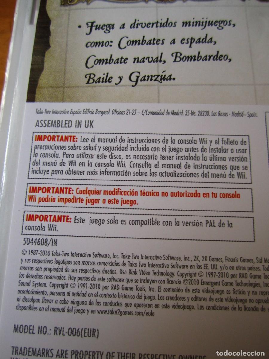 Videojuegos y consolas: Sid Meiers Pirates! (Nintendo Wii) - Foto 6