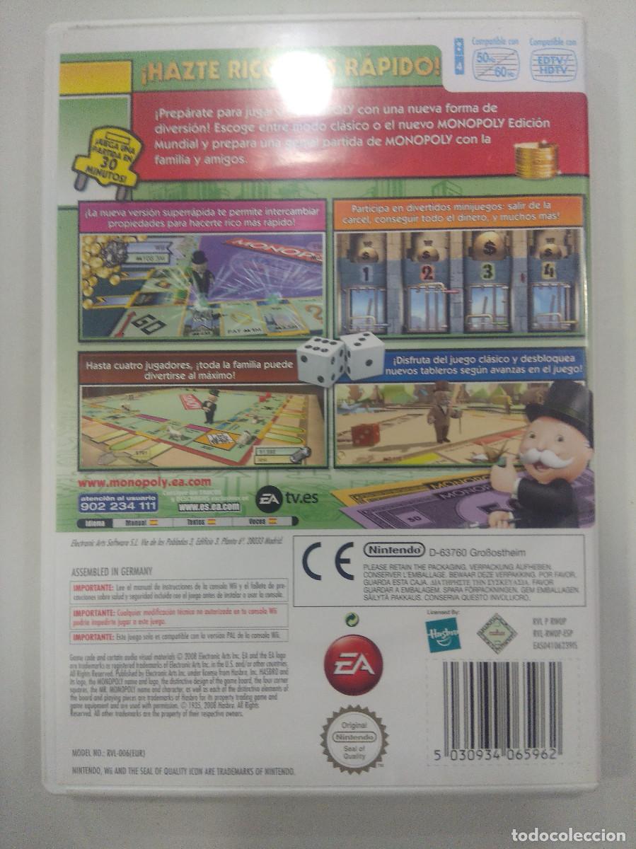 Videojuegos y consolas: MONOPOLY/NINTENDO WII. - Foto 3