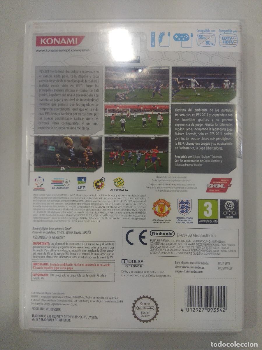 Videojuegos y consolas: PRO EVOLUTION SOCCER 2011/NINTENDO WII. - Foto 3