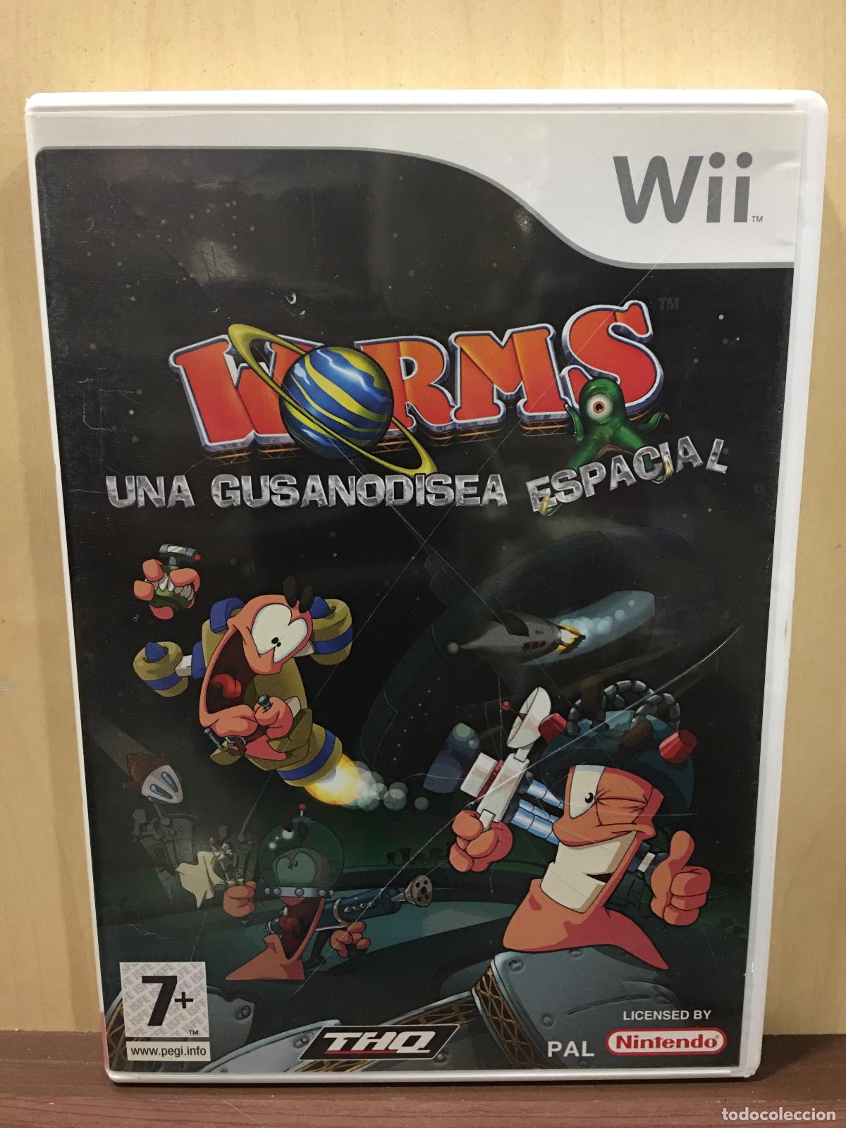 Videojuegos y consolas: Worms: Gusanodisea Espacial - Wii (2&ordf; Mano - Bueno) - Foto 1