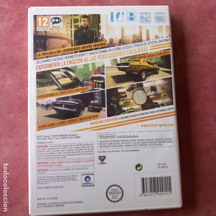 Videojuegos y consolas: DRIVER /SAN FRANCISCO/ NINTENDO WII. - Foto 2