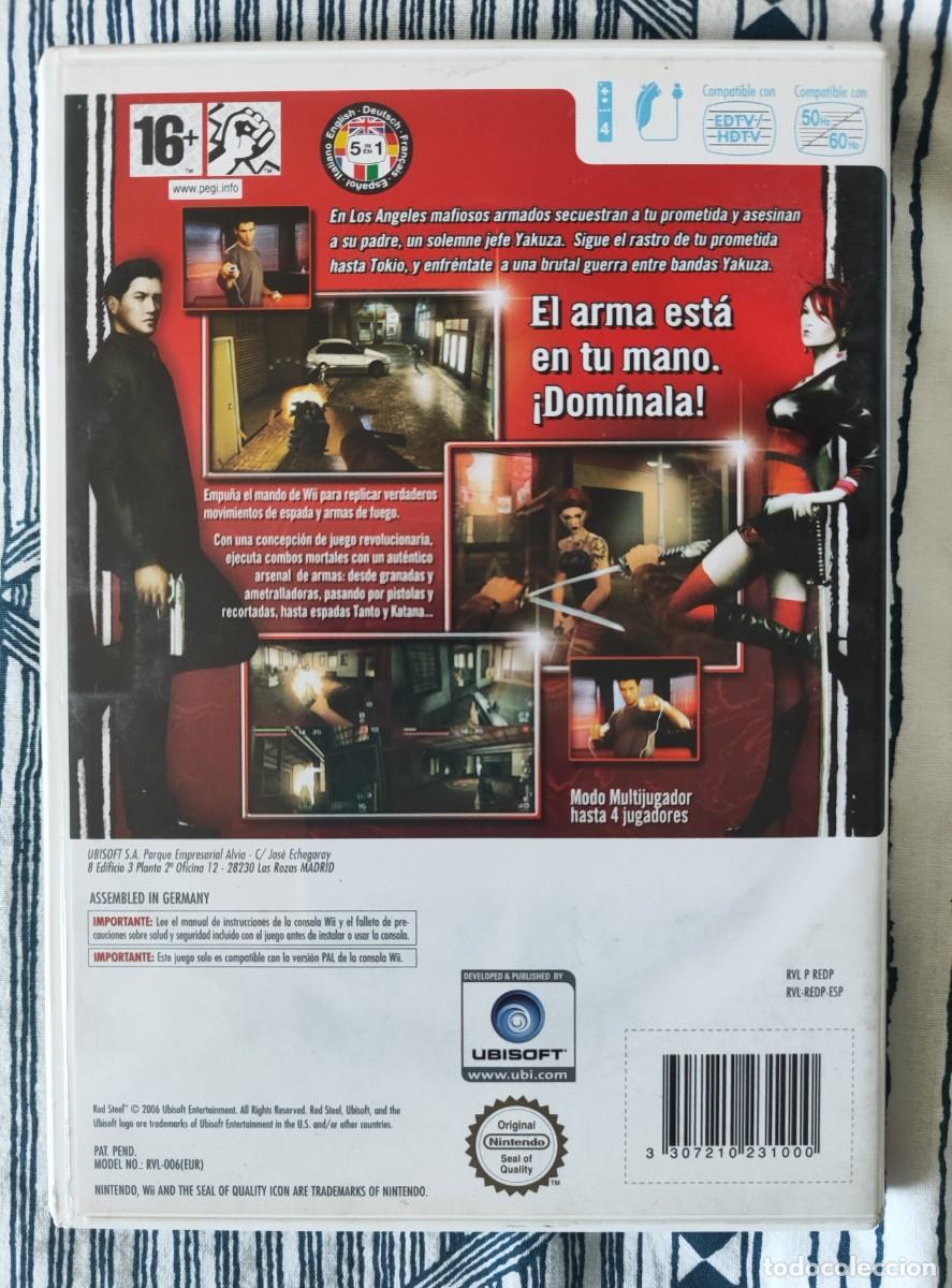 Videojuegos y consolas: RedSteel - Nintendo WII - Foto 2
