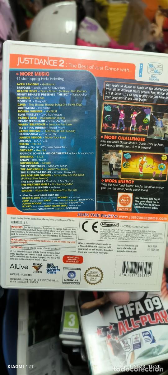 Videojuegos y consolas: JUEGO NINTENDO WII JUST DANCE 2 - Foto 3