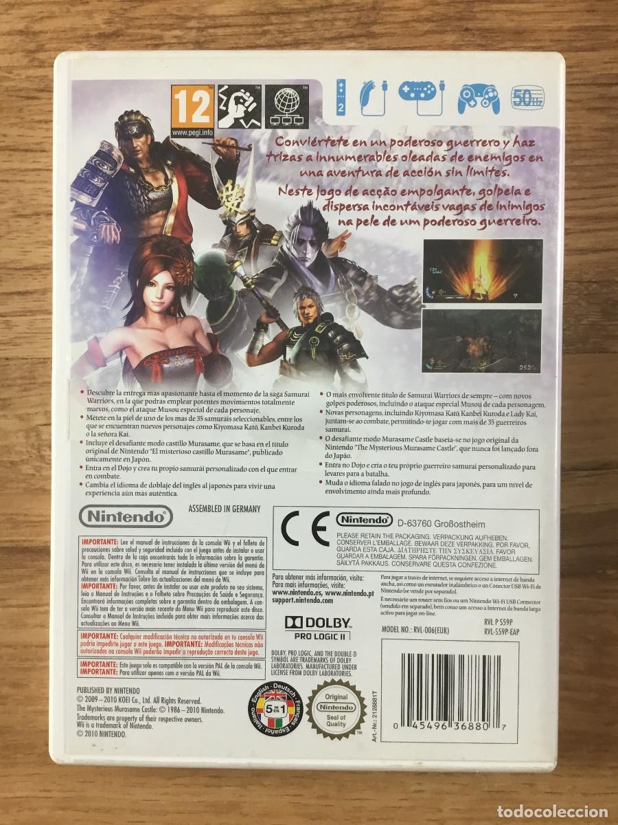 Videojuegos y consolas: SAMURAI WARRIORS 3 - NINTENDO Wii - Foto 2
