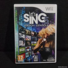 Videojuegos y Consolas: VIDEOJUEGO - LET'S SING 5 - VERSION ESPAÑOLA - PAL - NINTENDO WII - VER FOTOS / CAA 1024