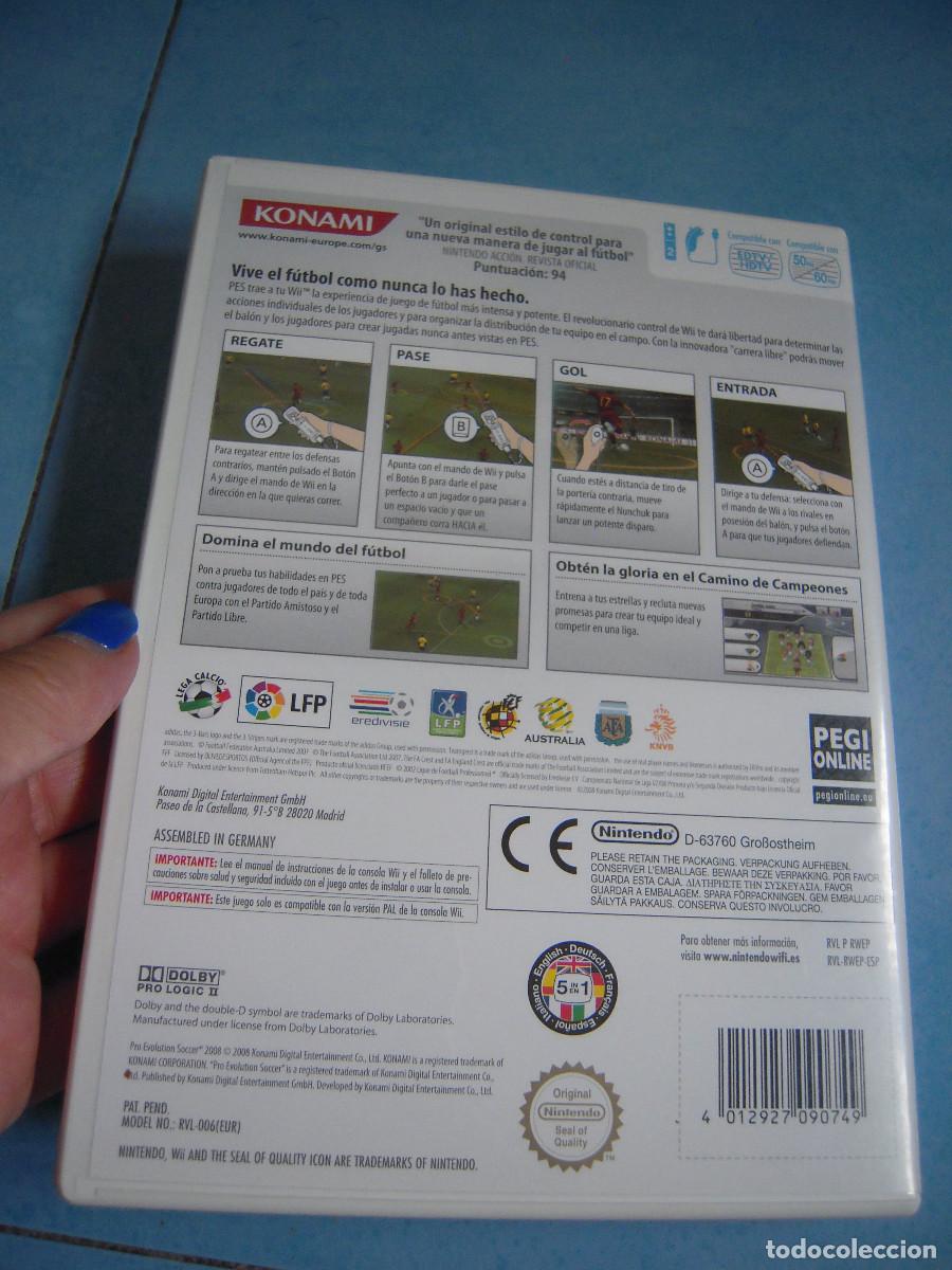 Videojuegos y consolas: Pro Evolution Soccer 2008 Nintendo Wii - Foto 5