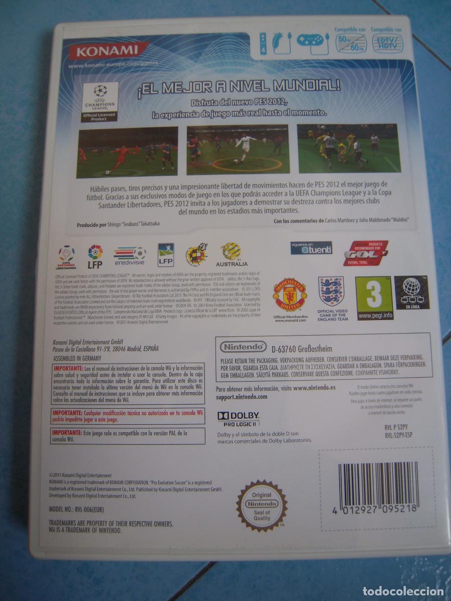 Videojuegos y consolas: Pro Evolution Soccer 2012 Nintendo Wii - Foto 6