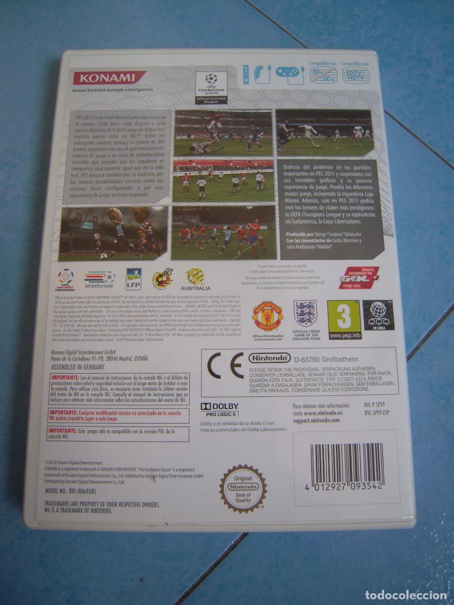 Videojuegos y consolas: Pro Evolution Soccer 2011 Nintendo Wii - Foto 2