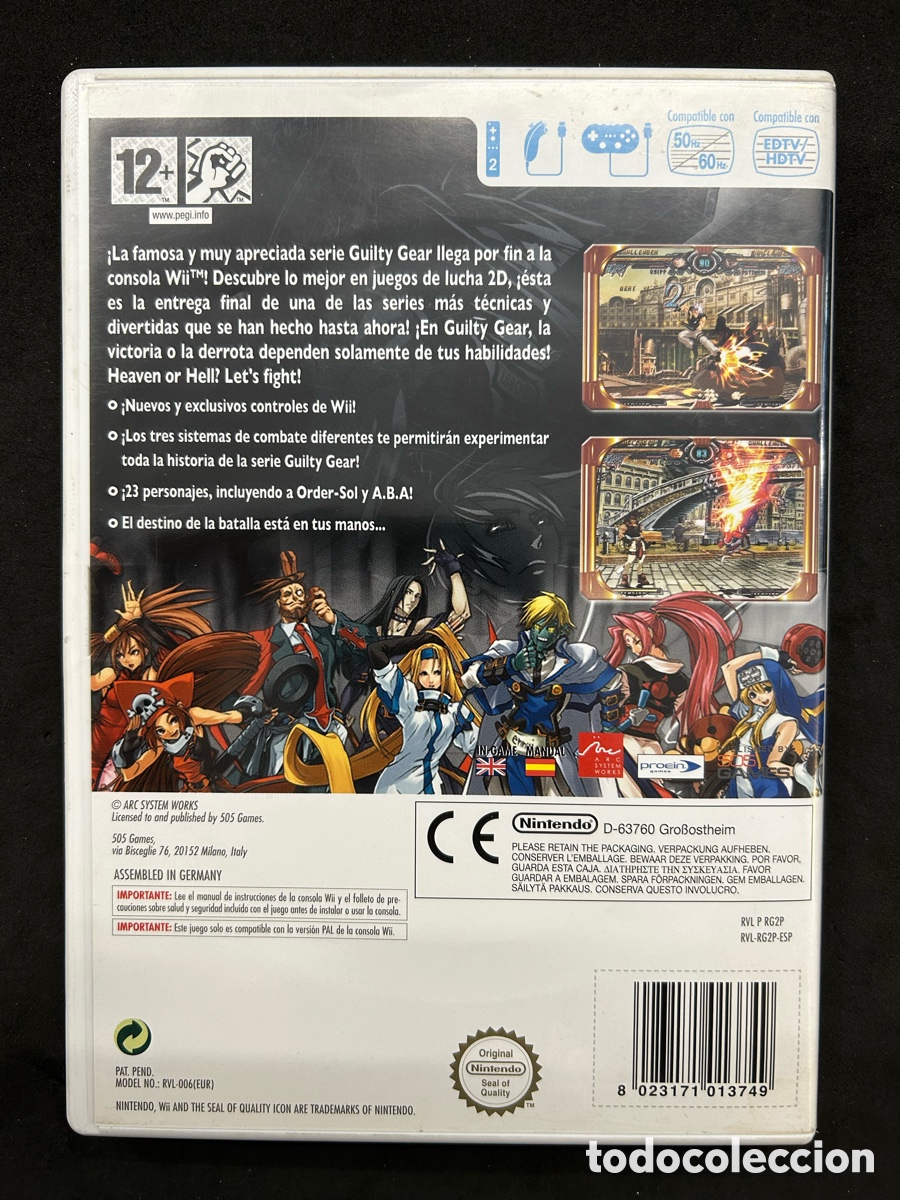 Videojuegos y consolas: Wii guilty Gear XX core - Foto 2