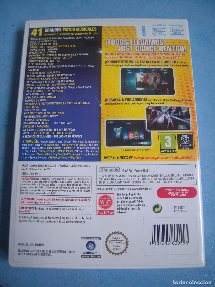 Videojuegos y consolas: Caja e instrucciones Just Dance Nintendo Wii - Foto 3