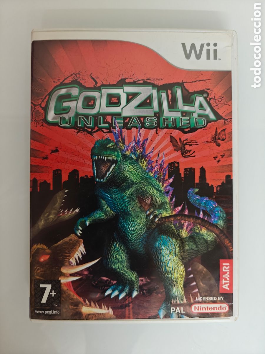 Videojuegos y consolas: Wii GODZILLA UNLEASHED ATARI NINTENDO PAL 2007 - Foto 1