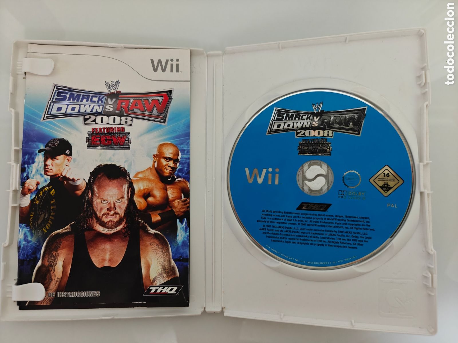 Videojuegos y consolas: Wii SMACKDOWN VS RAW 2008 - NINTENDO PAL WW - Foto 2