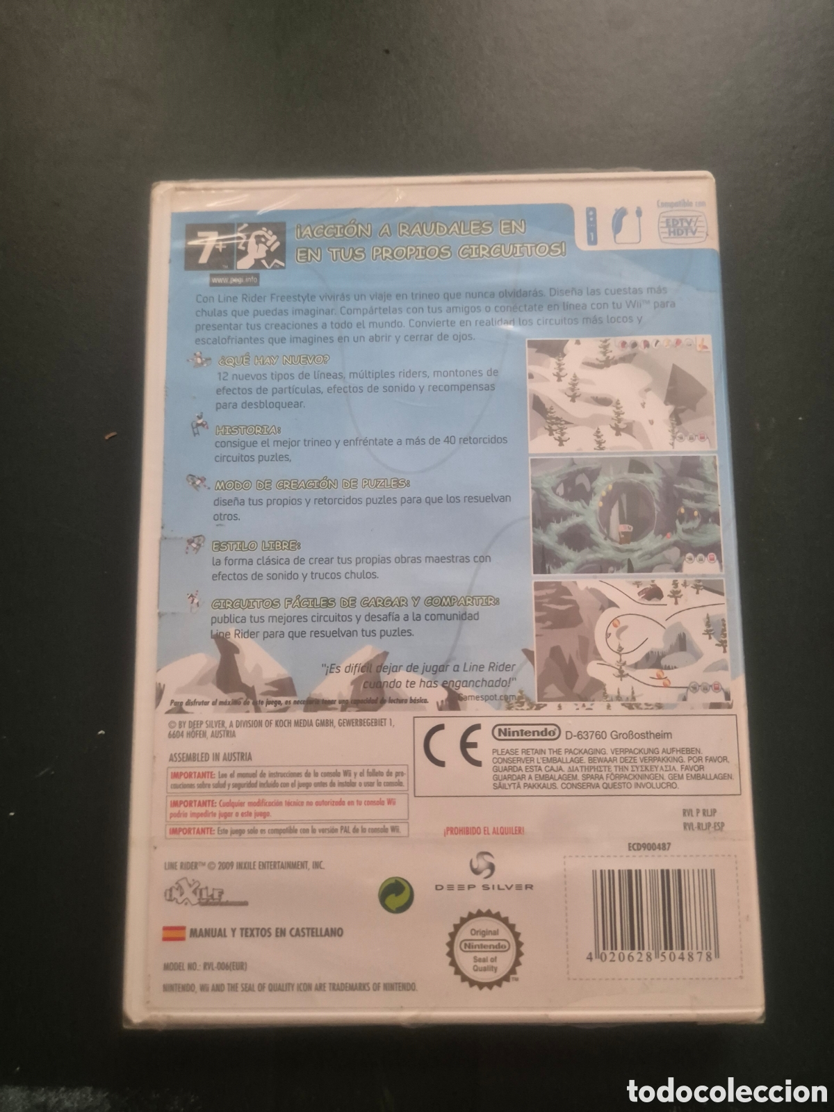 Videojuegos y consolas: Line Rider Freestyle Wii - Foto 2