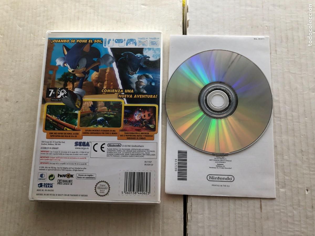Videojuegos y consolas: SONIC UNLEASHED - NINTENDO WII KREATEN - Foto 2