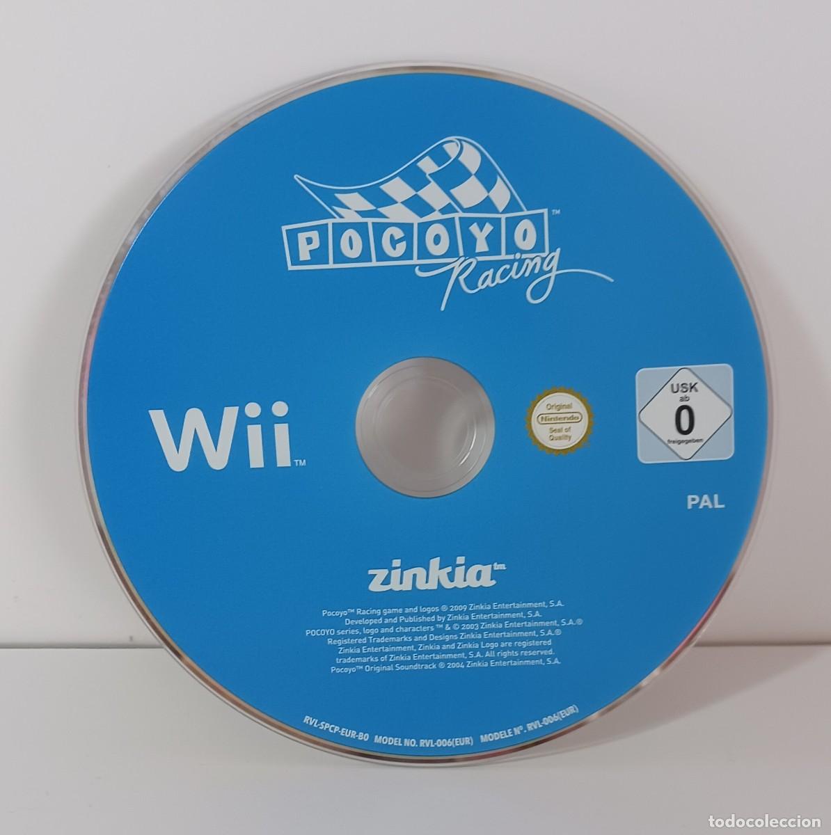 Videojuegos y consolas: POCOYO RACING WII SOLO CD - Foto 1