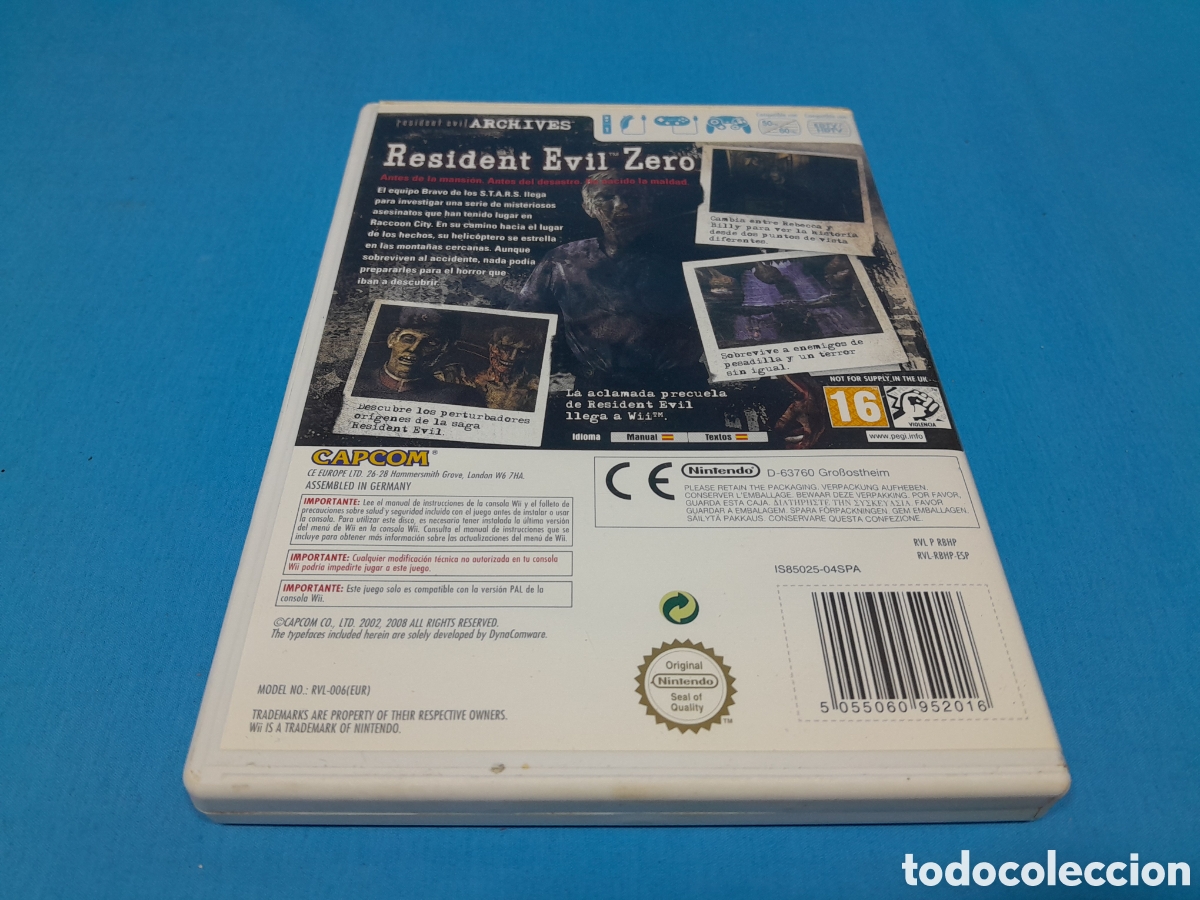 Videojuegos y consolas: JUEGO PARA NINTENDO WII - RESIDENT EVIL ZERO - Foto 5