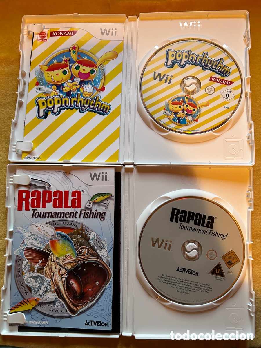 Videojuegos y consolas: Pack Wii Pop&rsquo;n Rhythm/Rapala - Foto 3