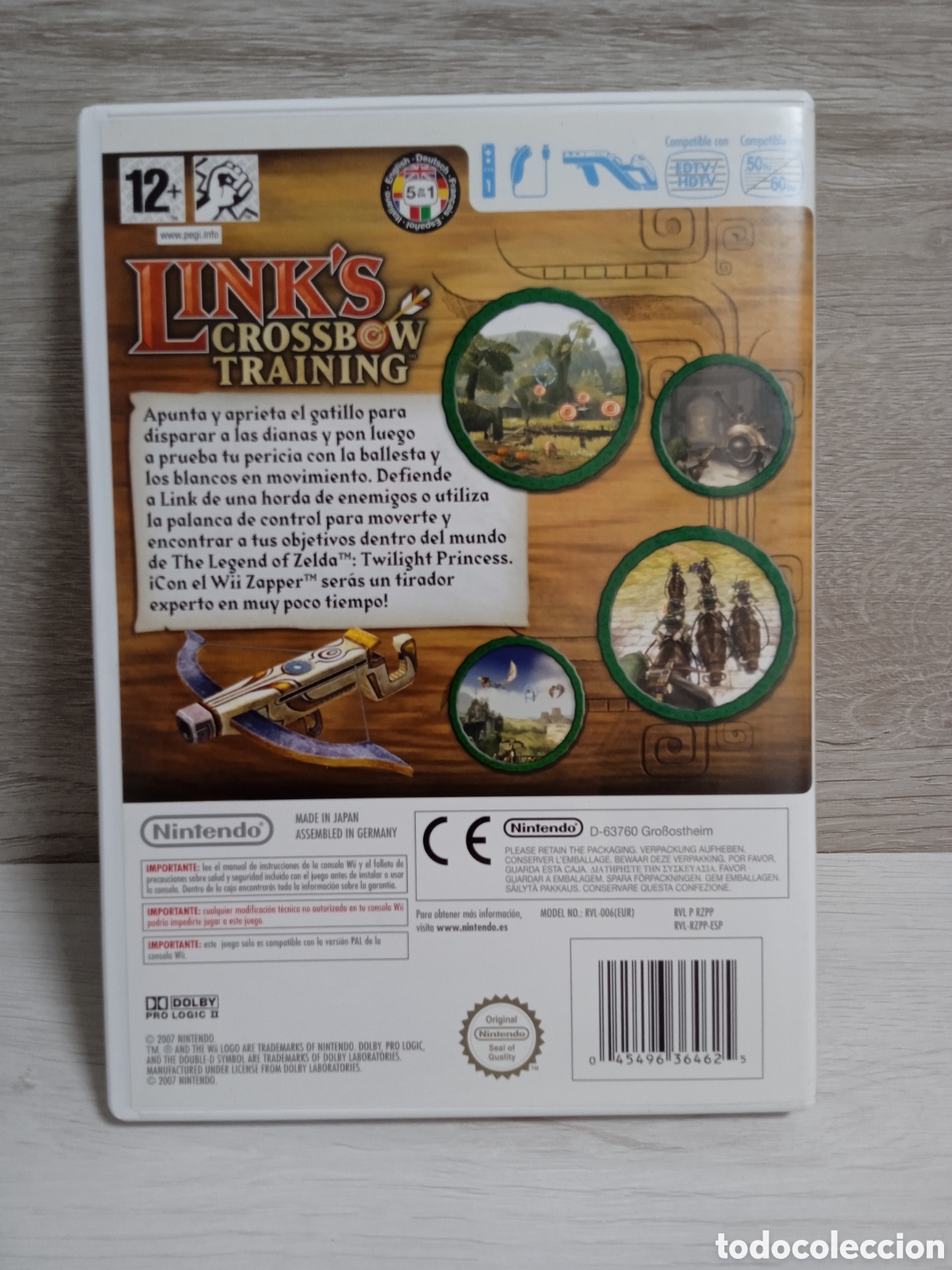 Videojuegos y consolas: LINKS CROSSBOW TRAINING WII NINTENDO - Foto 2