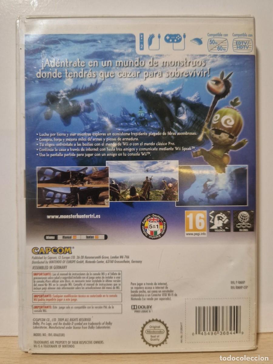 Videojuegos y consolas: Monster Hunter Tri [WII] SEMINUEVO - Foto 2