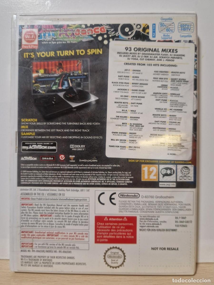 Videojuegos y consolas: DJ Hero [WII] SEMINUEVO - Foto 2