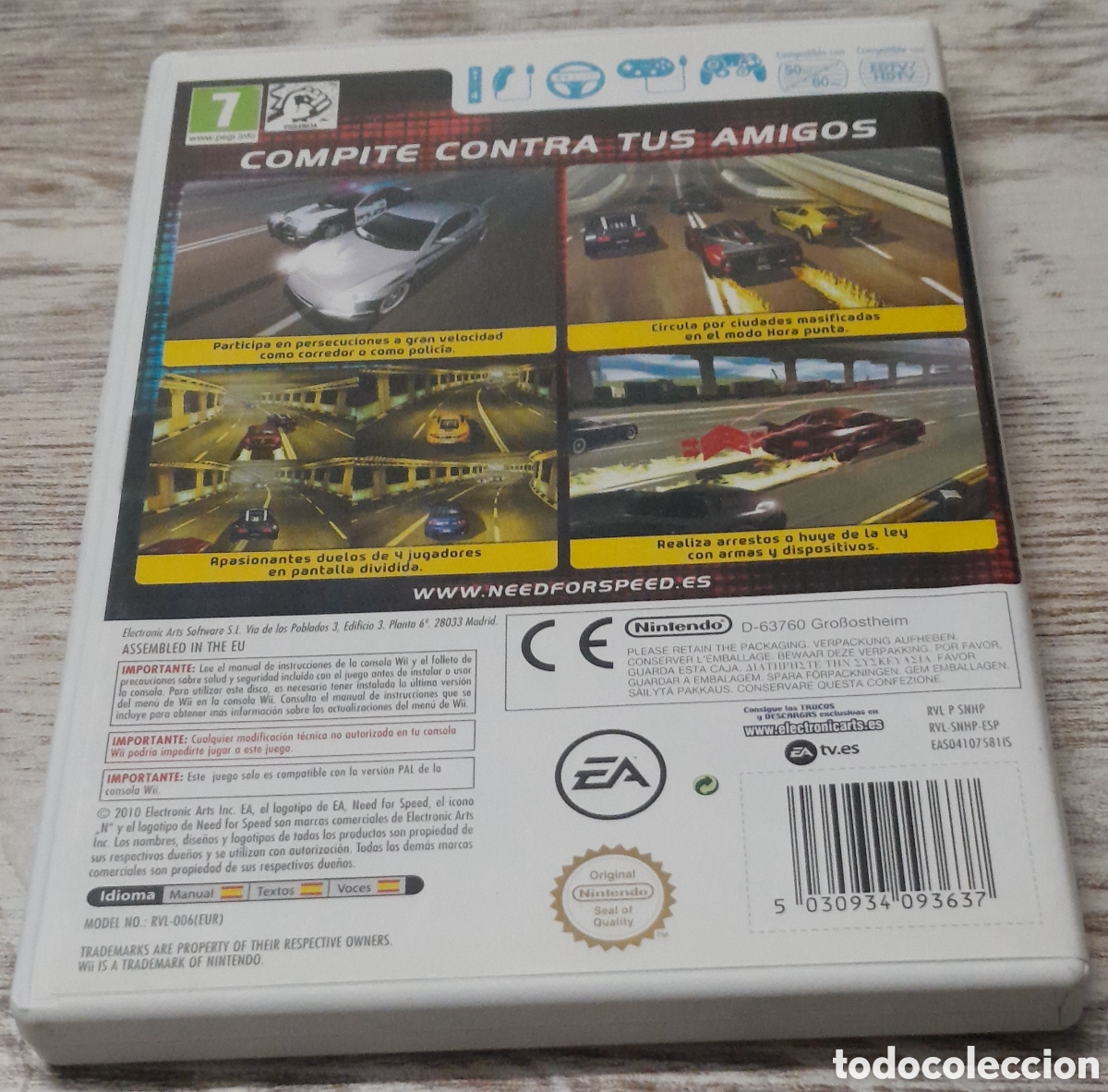 Videojuegos y consolas: NEED FOR SPEED HOT PURSUIT - WII - Foto 3