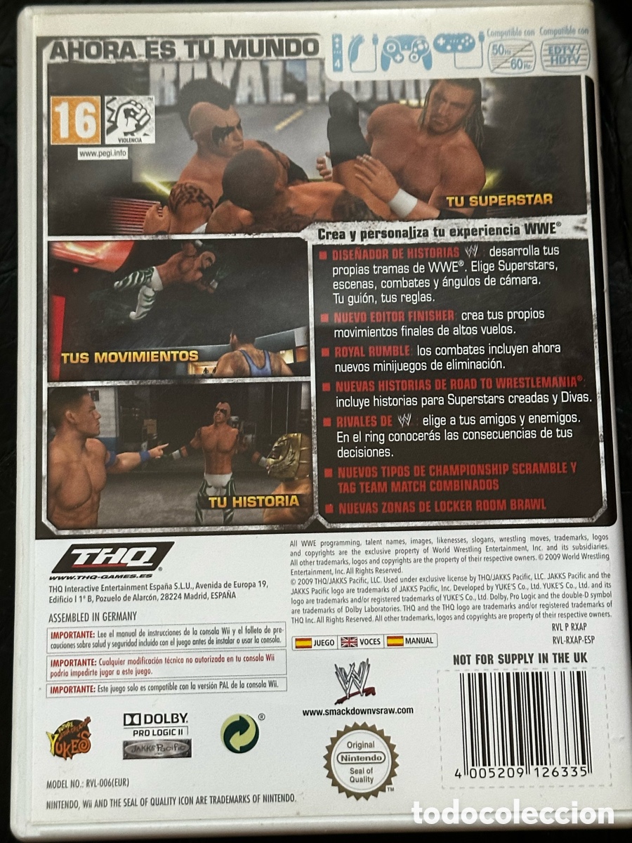 Videojuegos y consolas: Smack down vs raw 2010 Wii - Foto 2