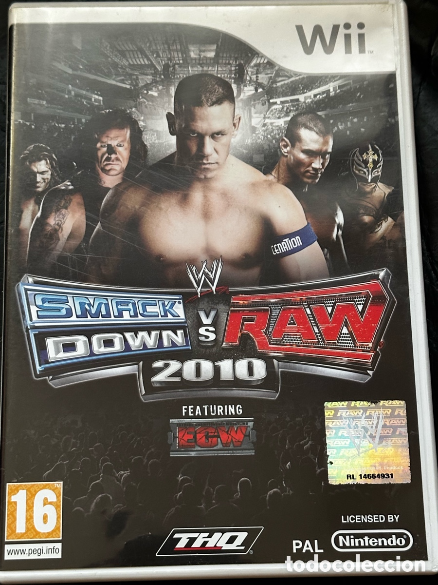Videojuegos y consolas: Smack down vs raw 2010 Wii - Foto 1