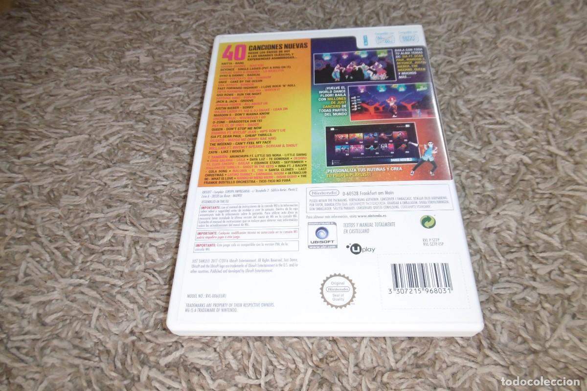 Videojuegos y consolas: WII NINTENDO. JUST DANCE 2017. ESPA&Ntilde;OL. - Foto 3