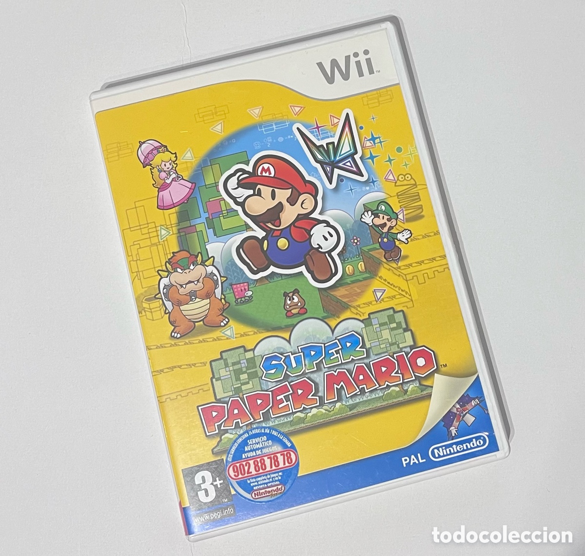 Videojuegos y consolas: SUPER PAPER MARIO WII NINTENDO - Foto 1
