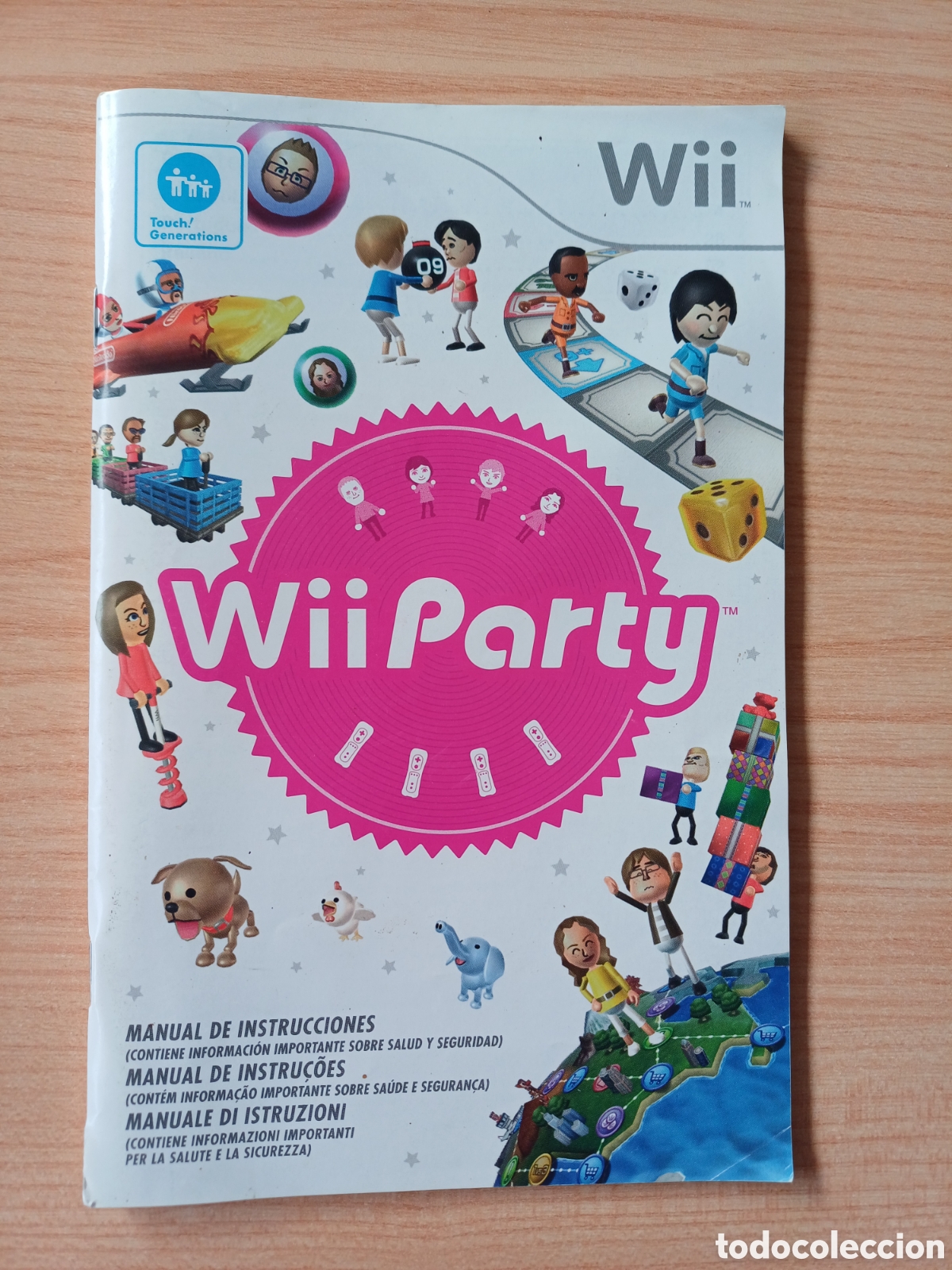 Videojuegos y consolas: MANUAL NINTENDO WII PARTY - Foto 1