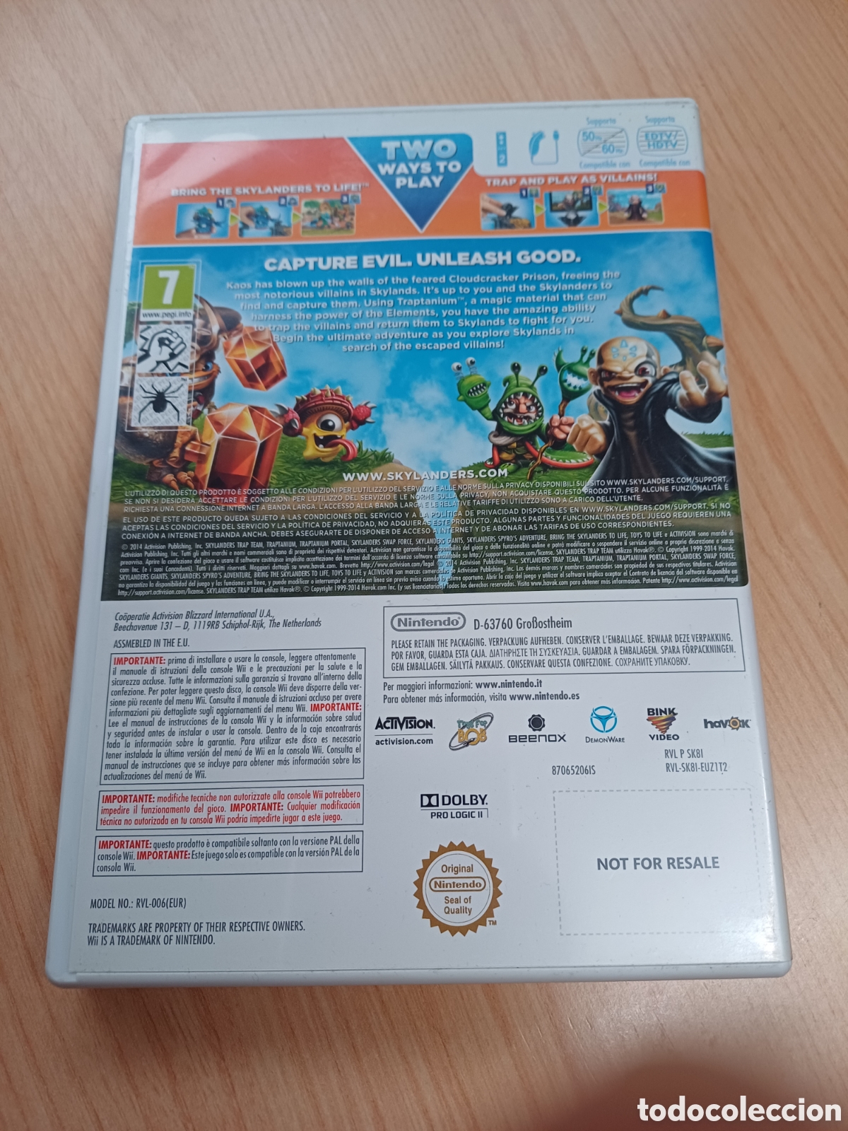 Videojuegos y consolas: SKYLANDERS TRAP TEAM NINTENDO WII - Foto 2