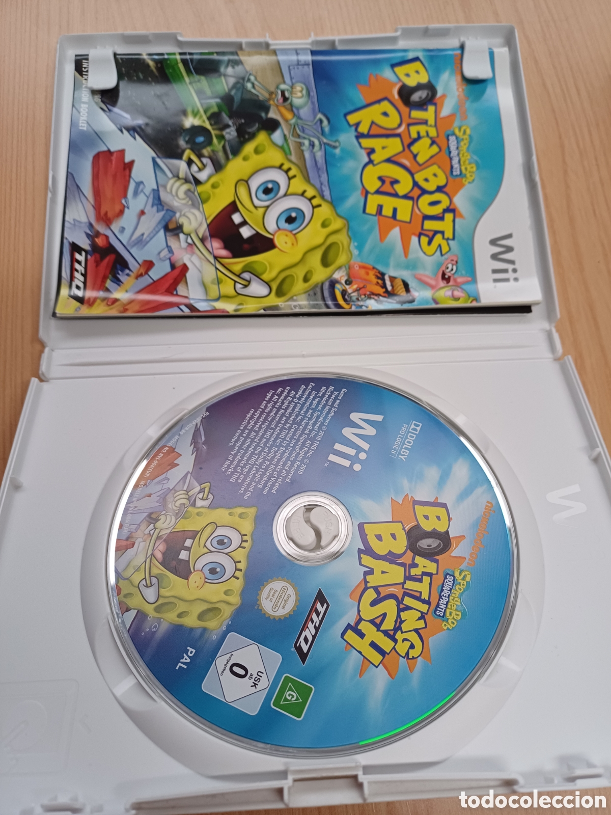 Videojuegos y consolas: BOB ESPONJA BOTEN BOTS RACE NINTENDO WII - Foto 3