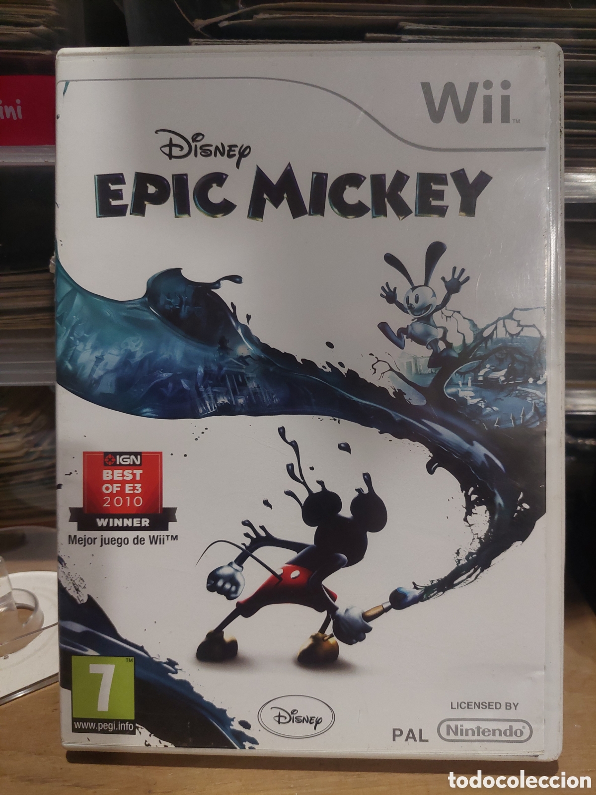 Videojuegos y consolas: WII DUSNEY EOIC MICKEY 2010 NINTENDO - Foto 1