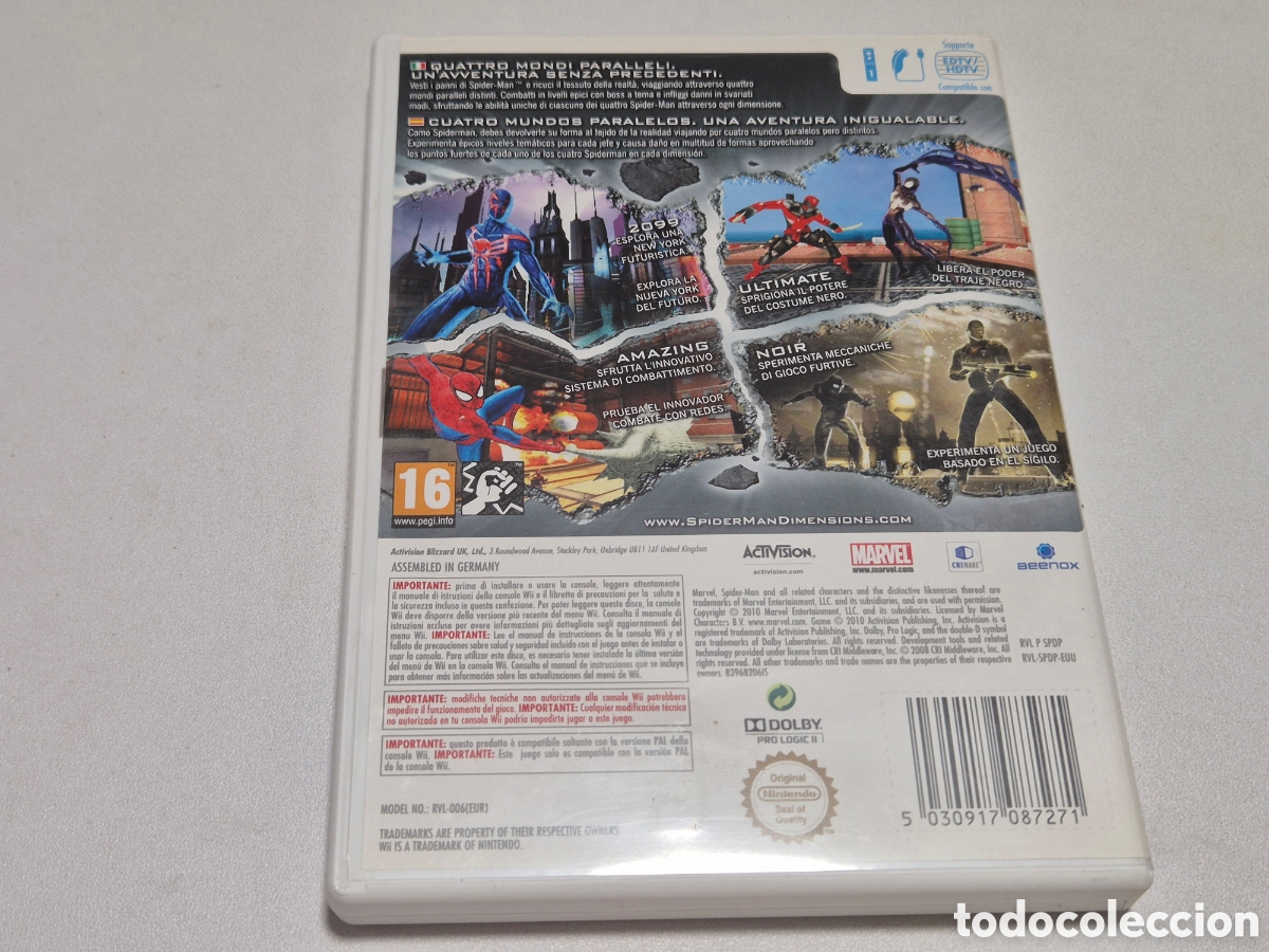 Videojuegos y consolas: SPIDERMAN DIMENSIONS - Foto 2