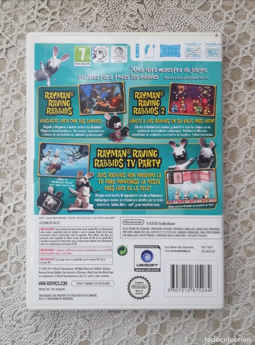 Videojuegos y consolas: RAVING RABBIDS - PARTY COLLECTION -WII. - Foto 2