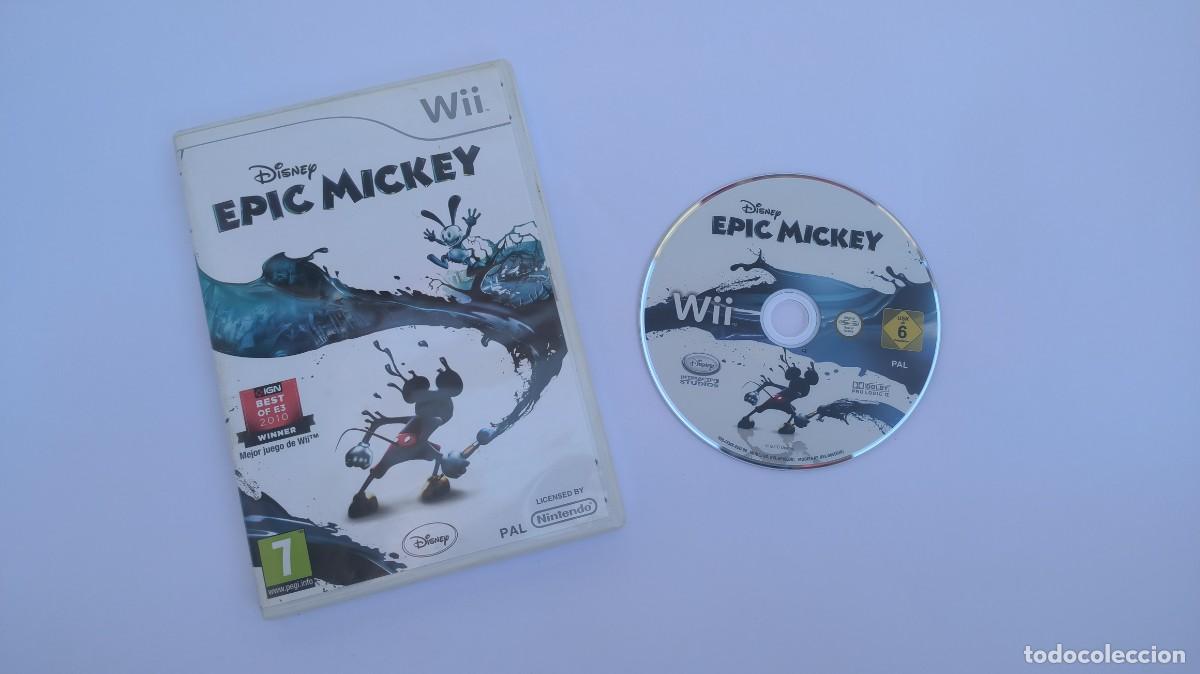Videojuegos y consolas: JUEGO WII EPIC MICKEY - Foto 1
