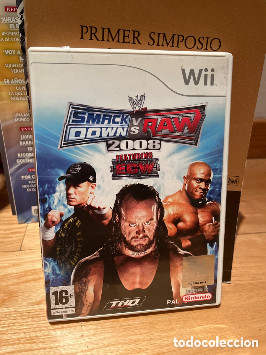 Videojuegos y consolas: smack down va raw 2008 - Foto 1