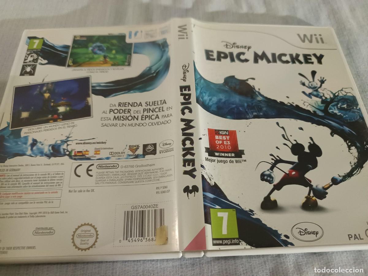 Videojuegos y consolas: DISNEY EPIC MICKEY PAL ESPWII - Foto 1