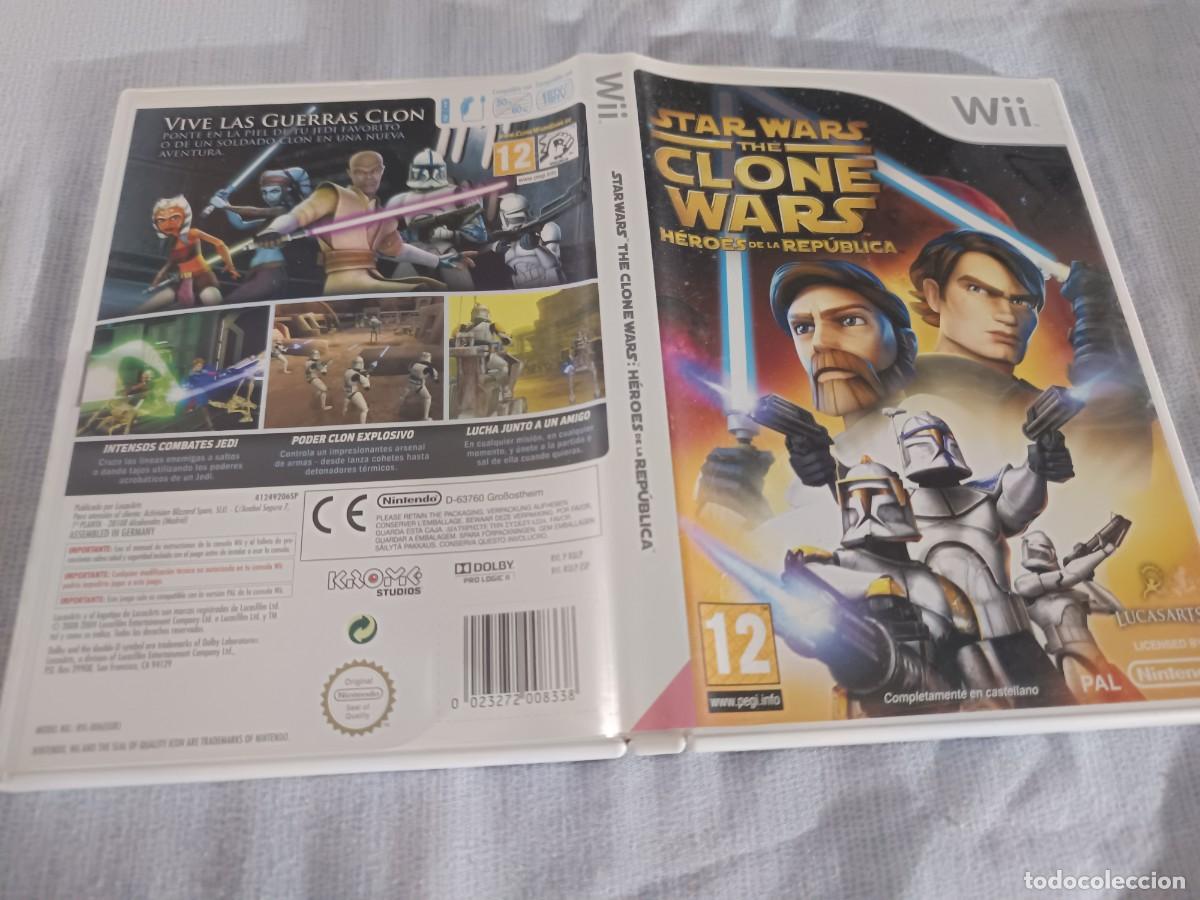 Videojuegos y consolas: Star Wars Clone Wars Heroes De La Republica Wii - Foto 1