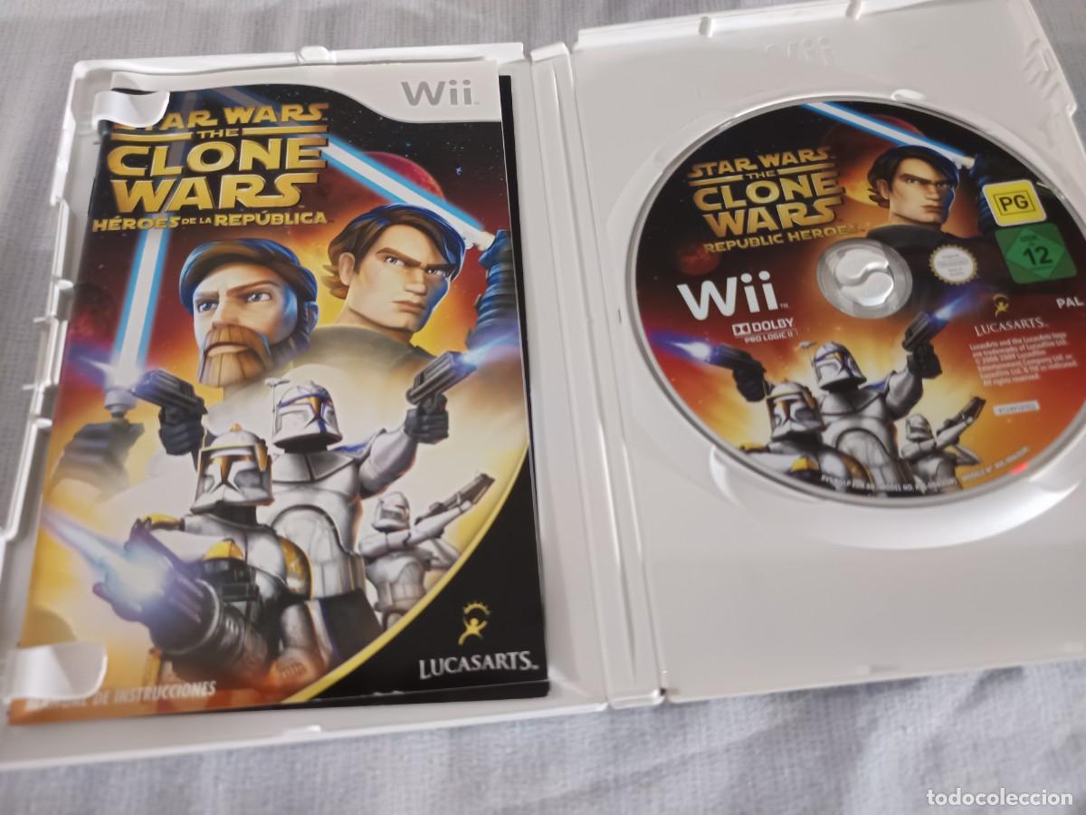 Videojuegos y consolas: Star Wars Clone Wars Heroes De La Republica Wii - Foto 2