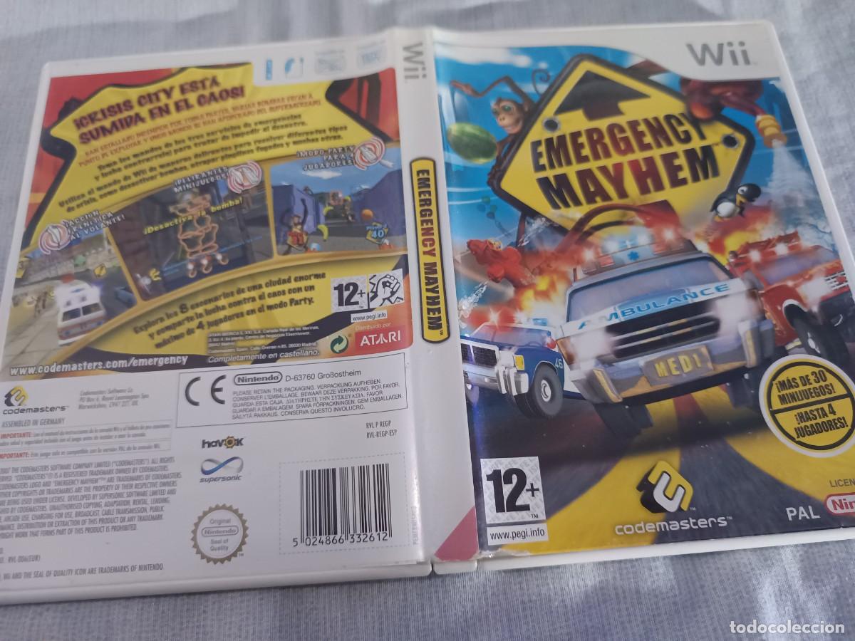 Videojuegos y consolas: EMERGENCY MAYHEM NINTENDO WII pal esp - Foto 2