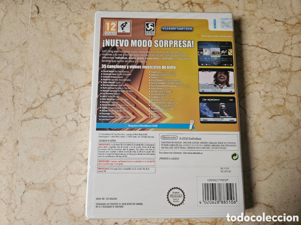 Videojuegos y consolas: Nintendo Wii Lets Sing 7 nuevo - Foto 2