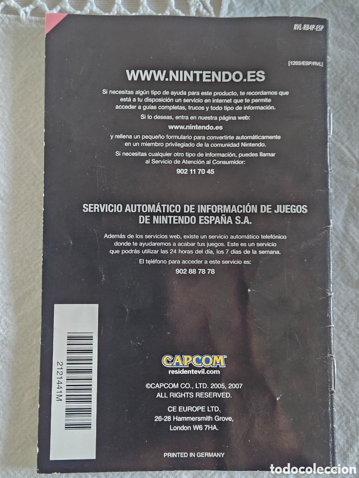 Videojuegos y consolas: Nintendo Wii manual Resident Evil - Foto 2