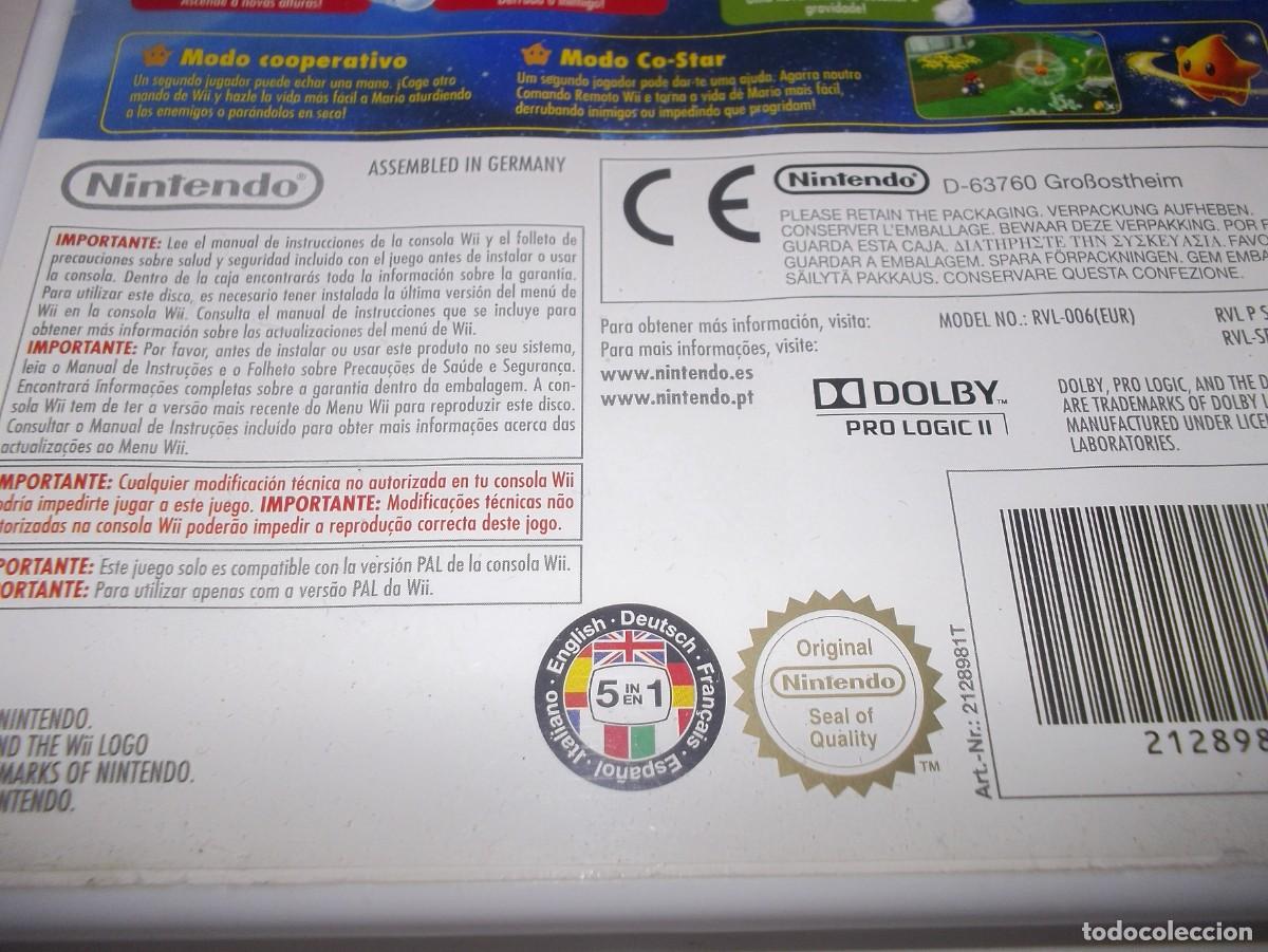 Videojuegos y consolas: WII SUPER MARIO GALAXY 2 PAL NINTENDO MULTI IDIOMAS - Foto 3