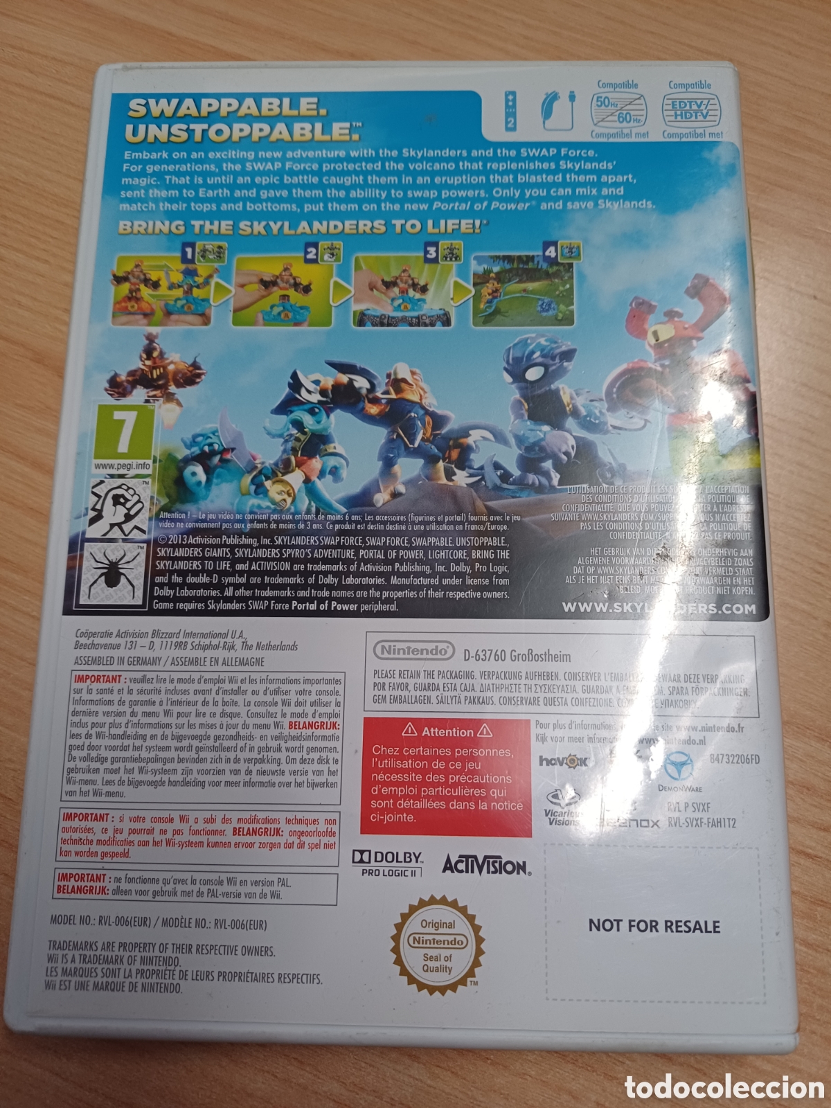Videojuegos y consolas: SKYLANDERS SWAP FORCE NINTENDO WII - Foto 3
