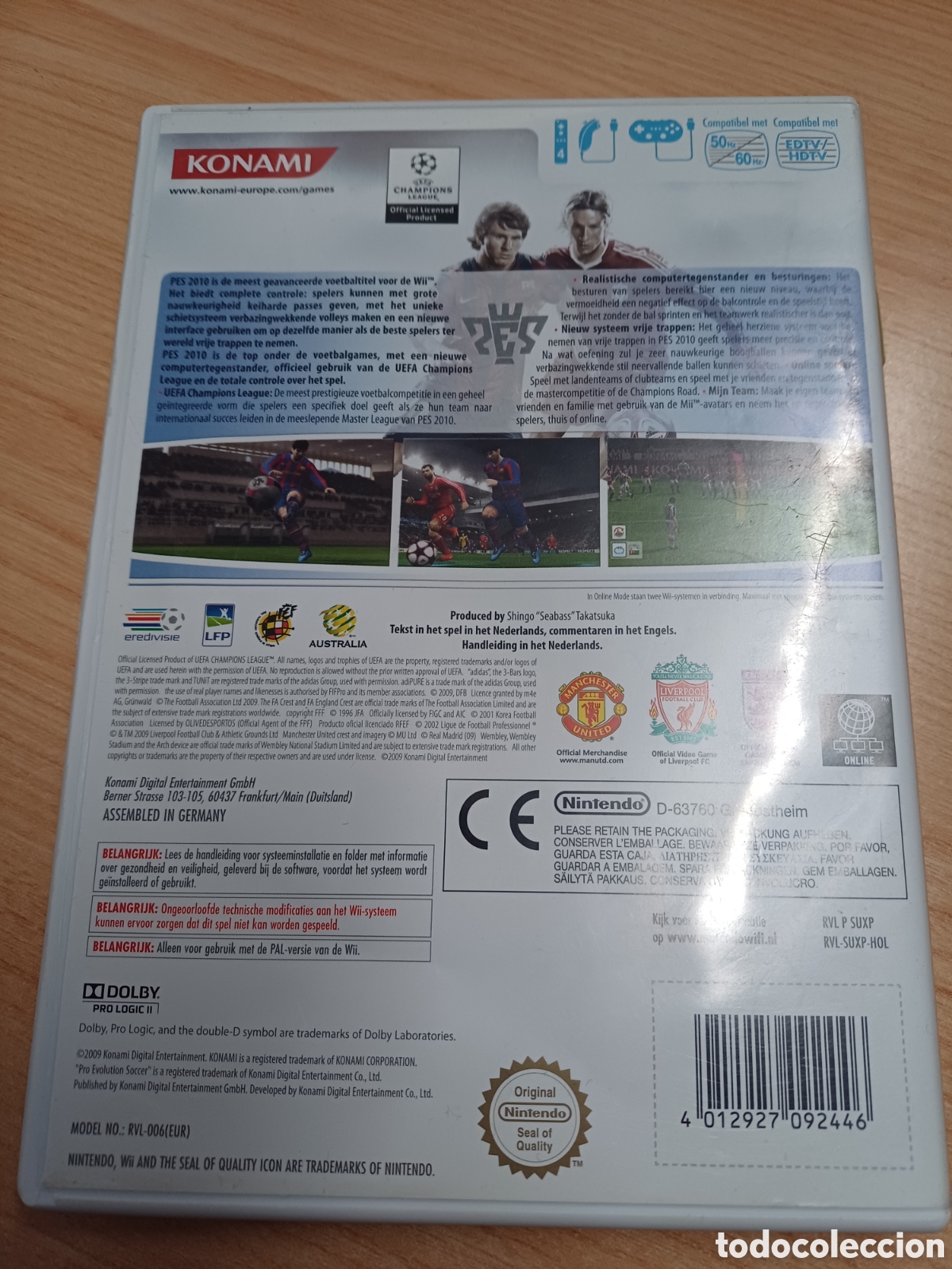Videojuegos y consolas: PES 2010 PRO EVOLUTION SOCCER NINTENDO WII - Foto 3