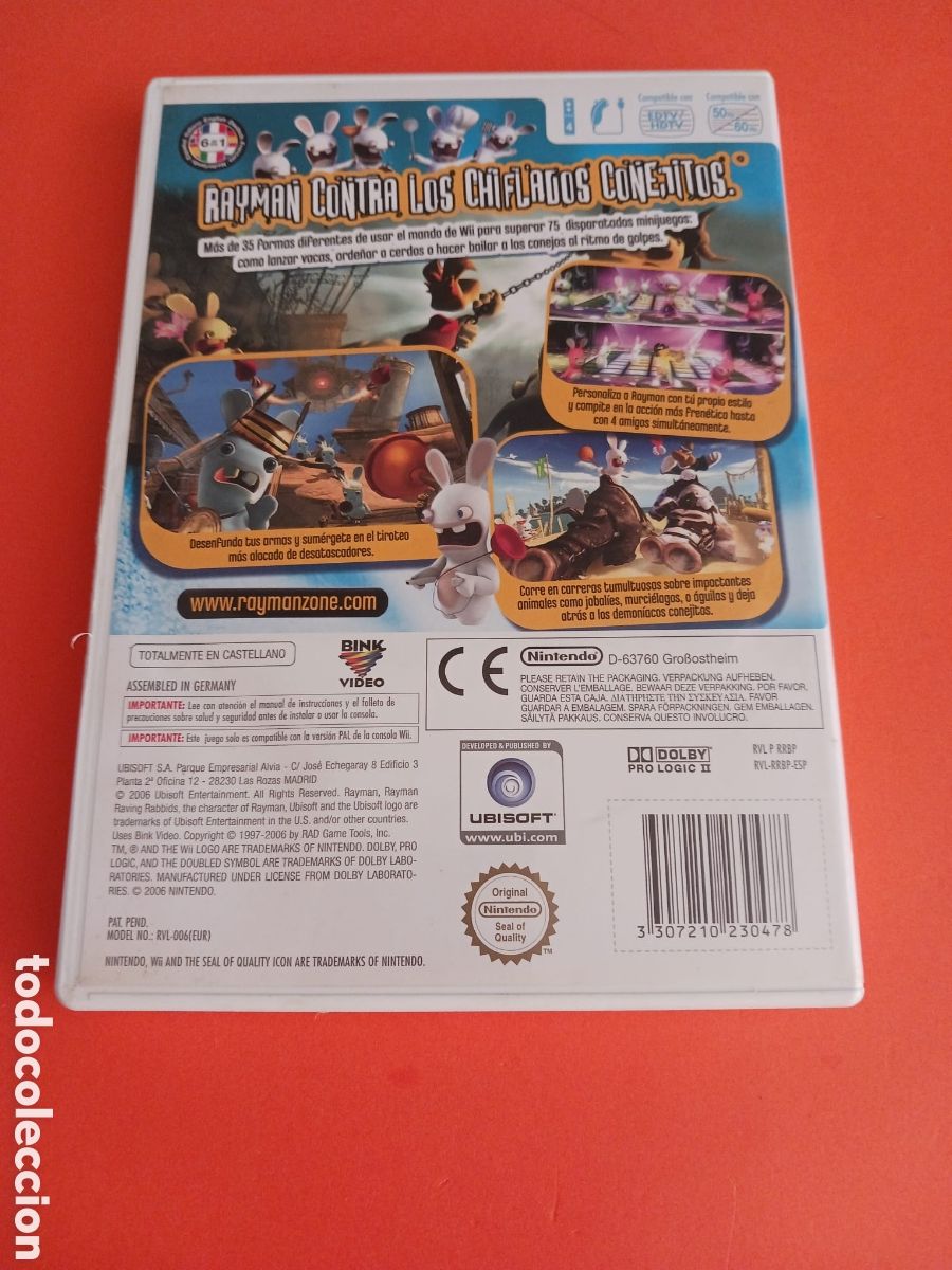 Videojuegos y consolas: Juego RAYMAN. Nintendo Wii. - Foto 5