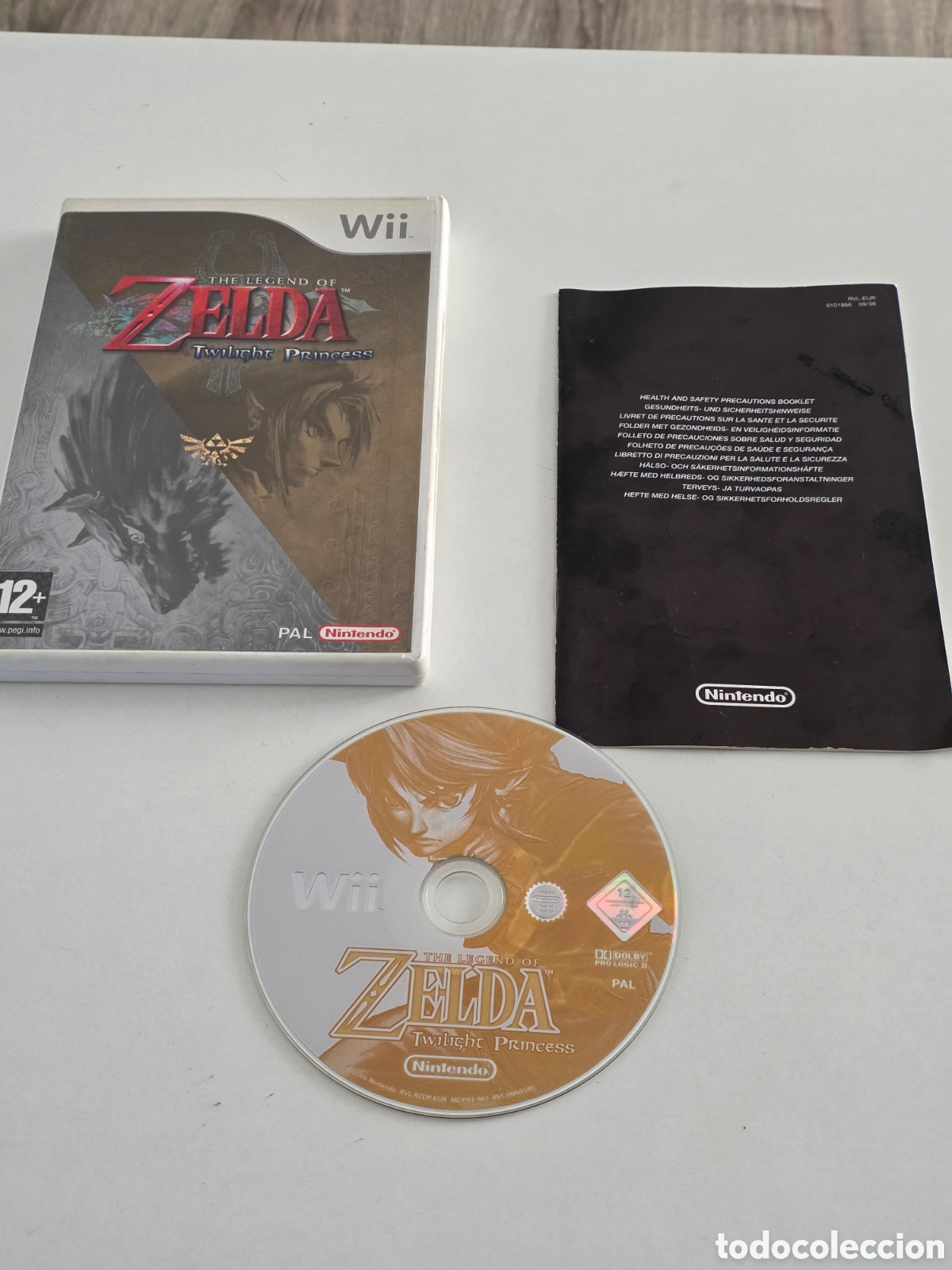 Videojuegos y consolas: zelda twilight princess wii original - Foto 2