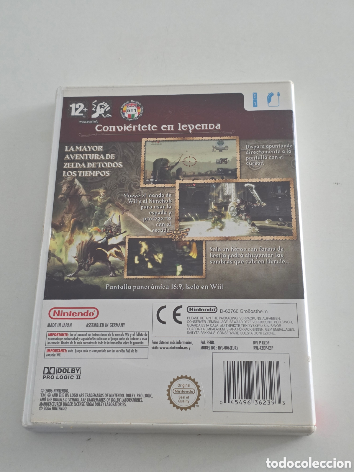 Videojuegos y consolas: zelda twilight princess wii original - Foto 4